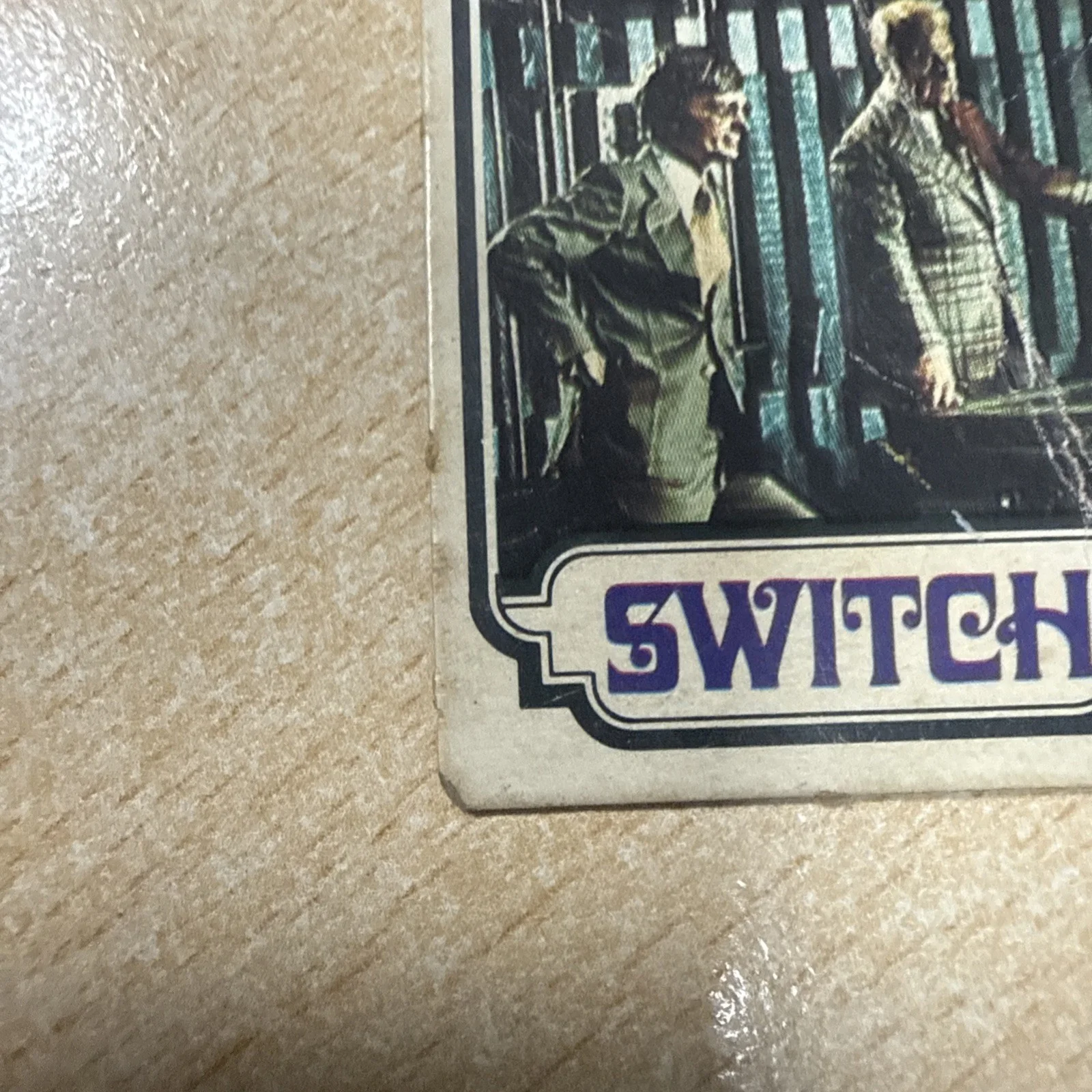 Vintage 1970s TV Card “Switch” The Cops – Collectable Trade/Cigarette Card Show, изображение 3