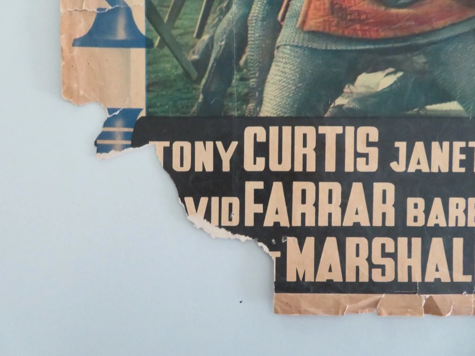 The Black Shield of Falworth - B Italian Fotobusta Poster Tony Curtis 1954, изображение 4