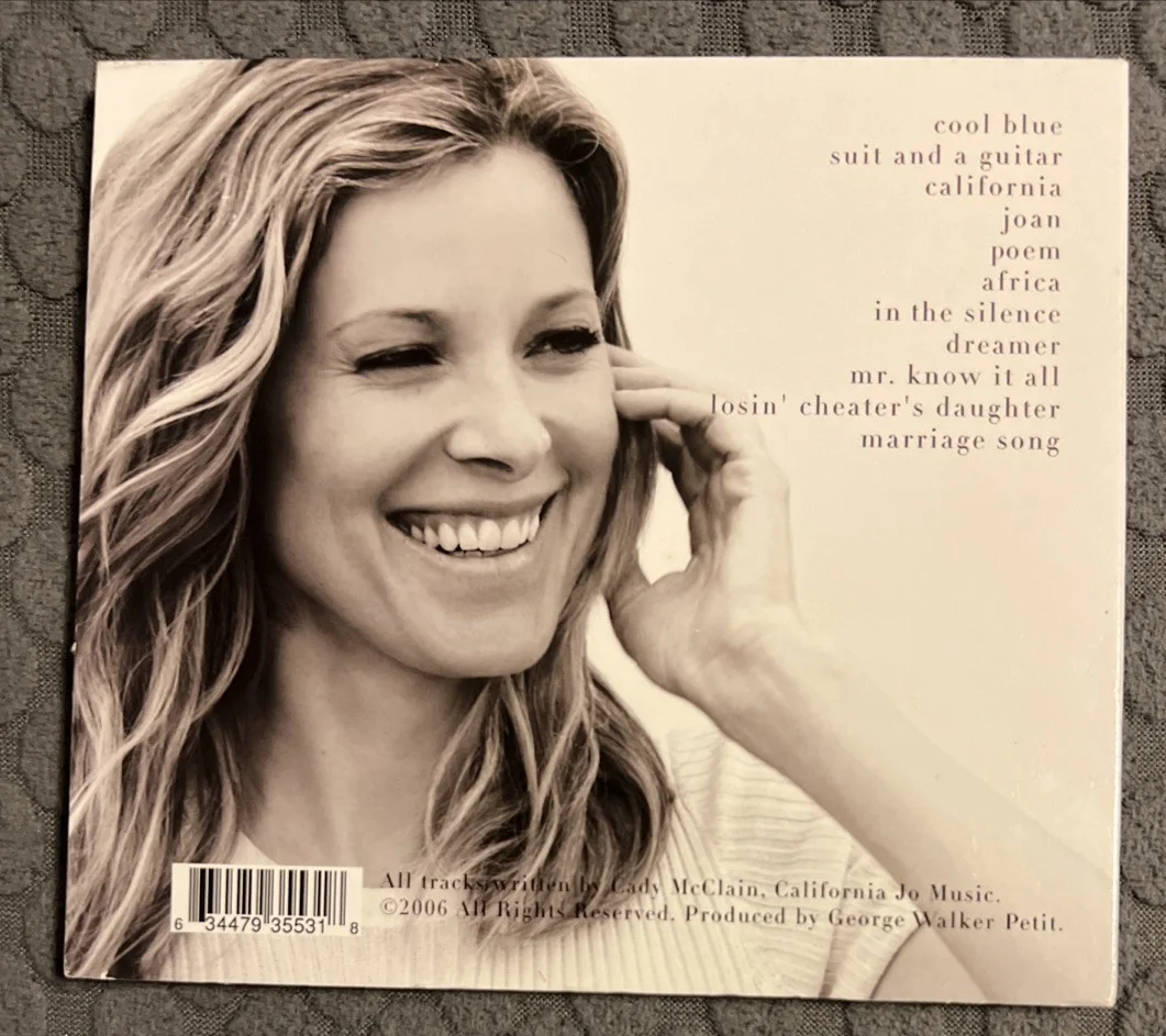 Cady McClain Signed Blue Glitter Fish CD, изображение 2