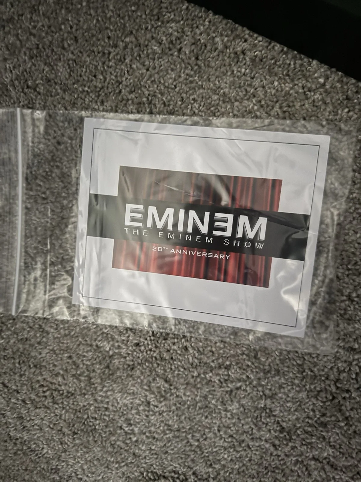 THE EMINEM SHOW FRAMED SHADY RED TIE (SIGNED) / LE /150 / JSA LOA / EMINEM COA, изображение 5