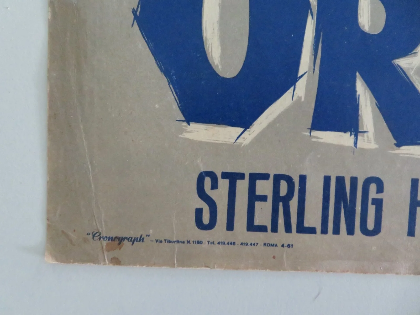 Ten Days to Tulara Italian Fotobusta Poster Sterling Hayden Grace Raynor 1958, изображение 4