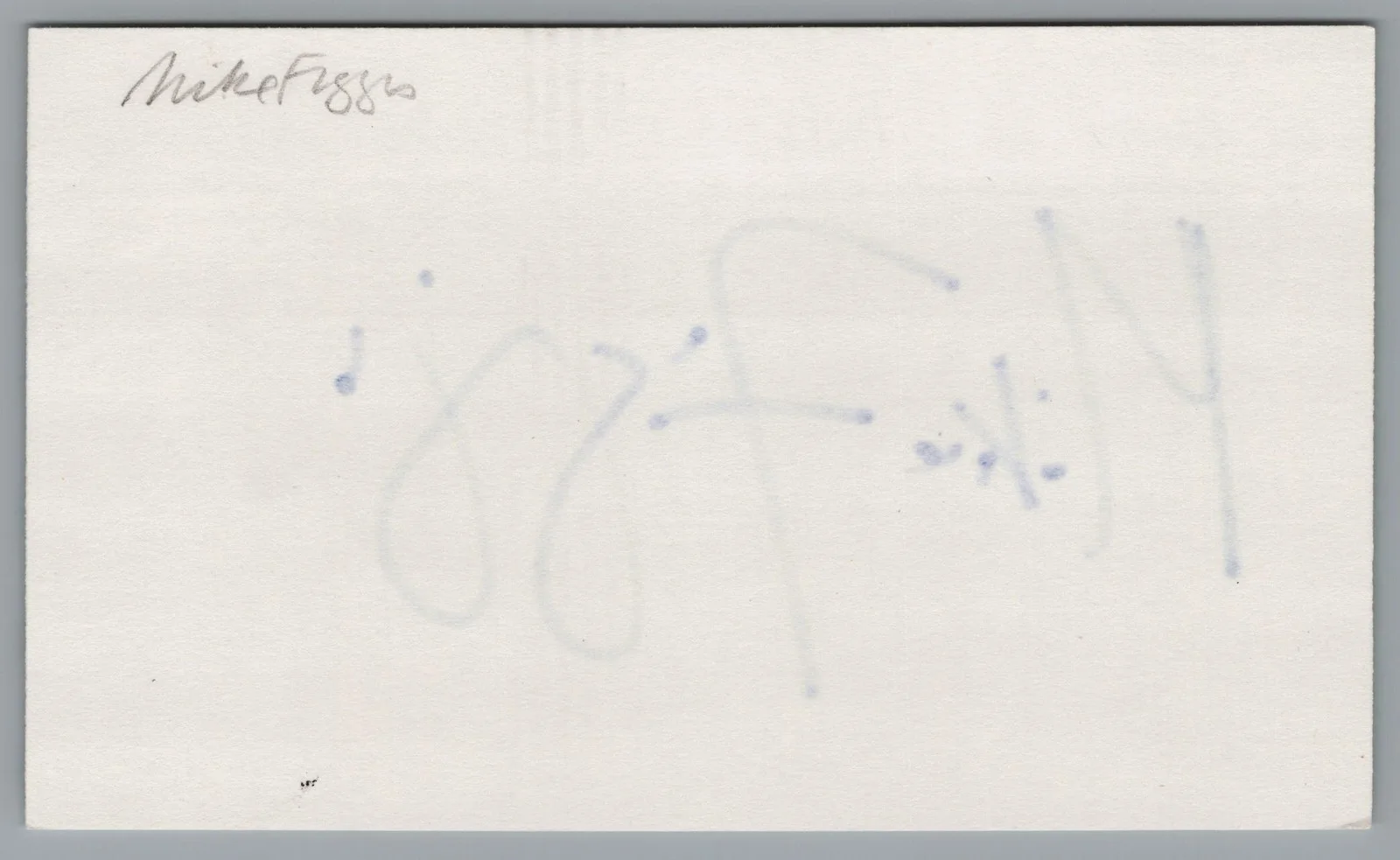 Mike Figgis — Mike Figgis Signed 3x5 Index Card Leaving Las Vegas Autographed, изображение 2