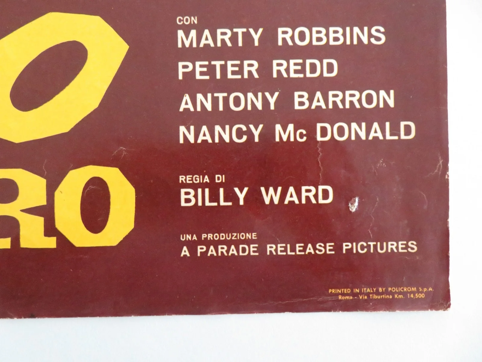 Ballad of a Gunfighter Italian Fotobusta Poster Marty Robbins Traveler 1964, изображение 5