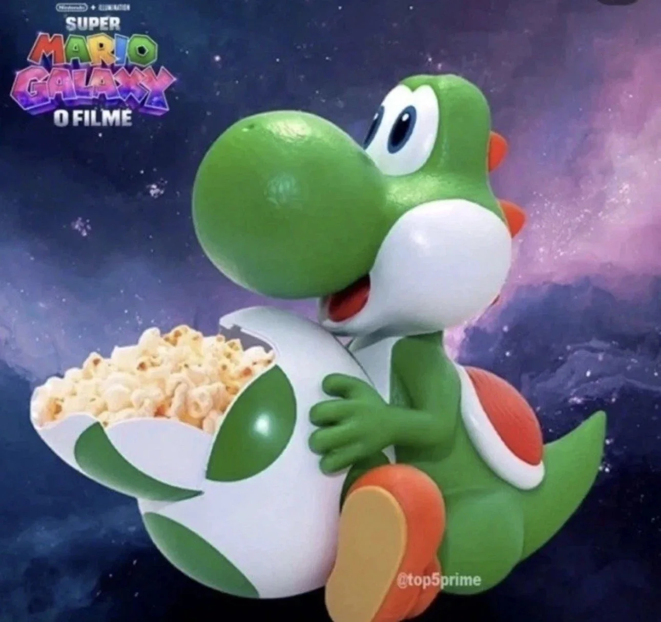 New Super Mario galaxy Yoshi popcorn bucket Odeon exlusive 2026, image 5