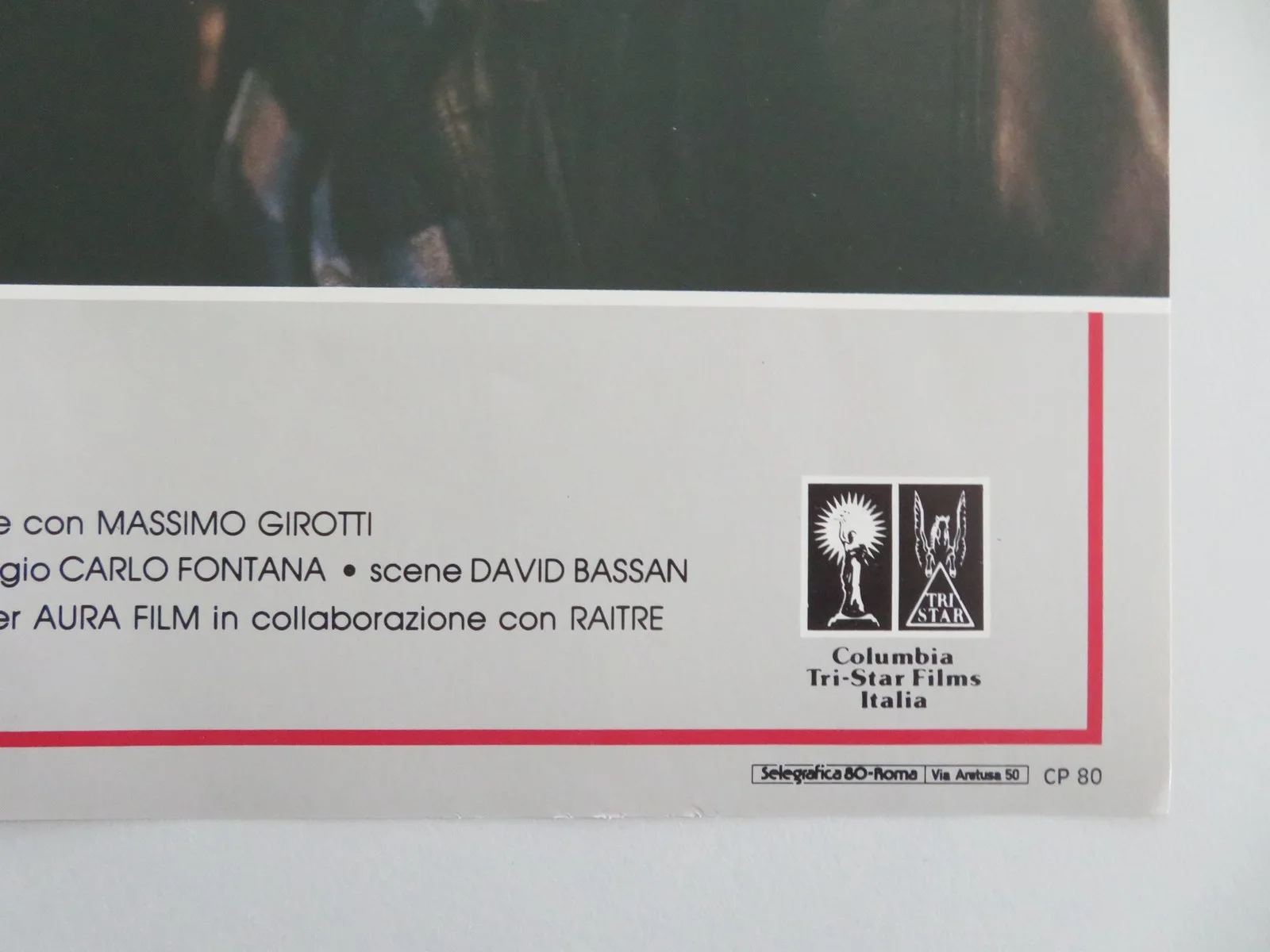 Rebus Italian Fotobusta Poster Charlotte Rampling Christophe Malavoy 1989, изображение 5