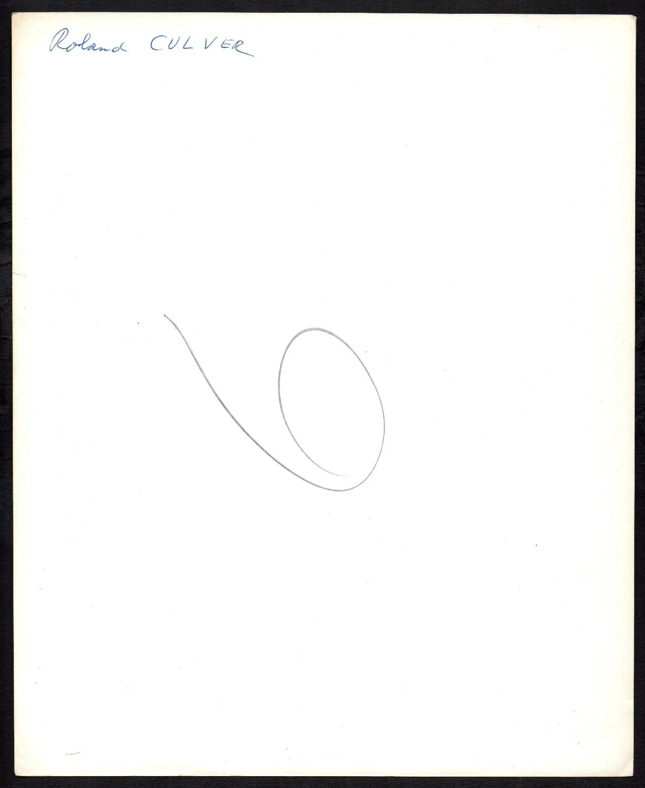 ROLAND CULVER - ORIGINAL PARAMOUNT 1947 10x8 PORTRAIT, image 2