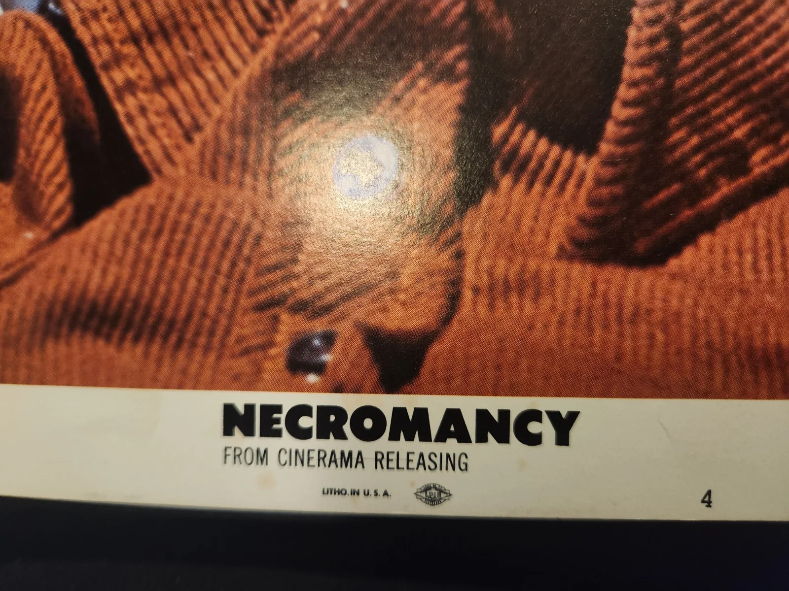 Bert I Gordon — Necromancy 1972 Lobbycard SIGNED Bert I Gordon Witching Horror Autograph, image 3
