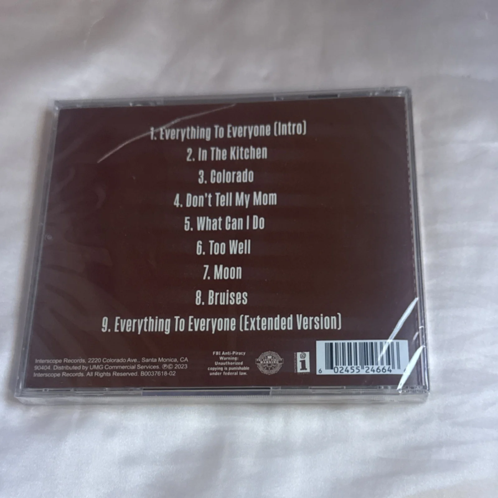 Everything To Everyone Signed CD & Booklet Autographed Rock & Pop Album, image 2