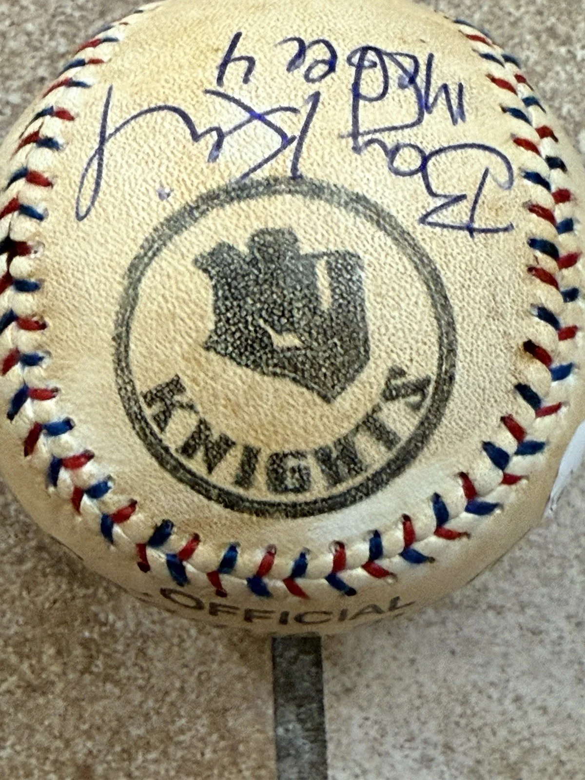 Mike Starr, Jon Van Ness — The Natural Cast Signed custom M. Starr , Barry Kivel Rob Rich&Jon Van Ness JSA, изображение 2