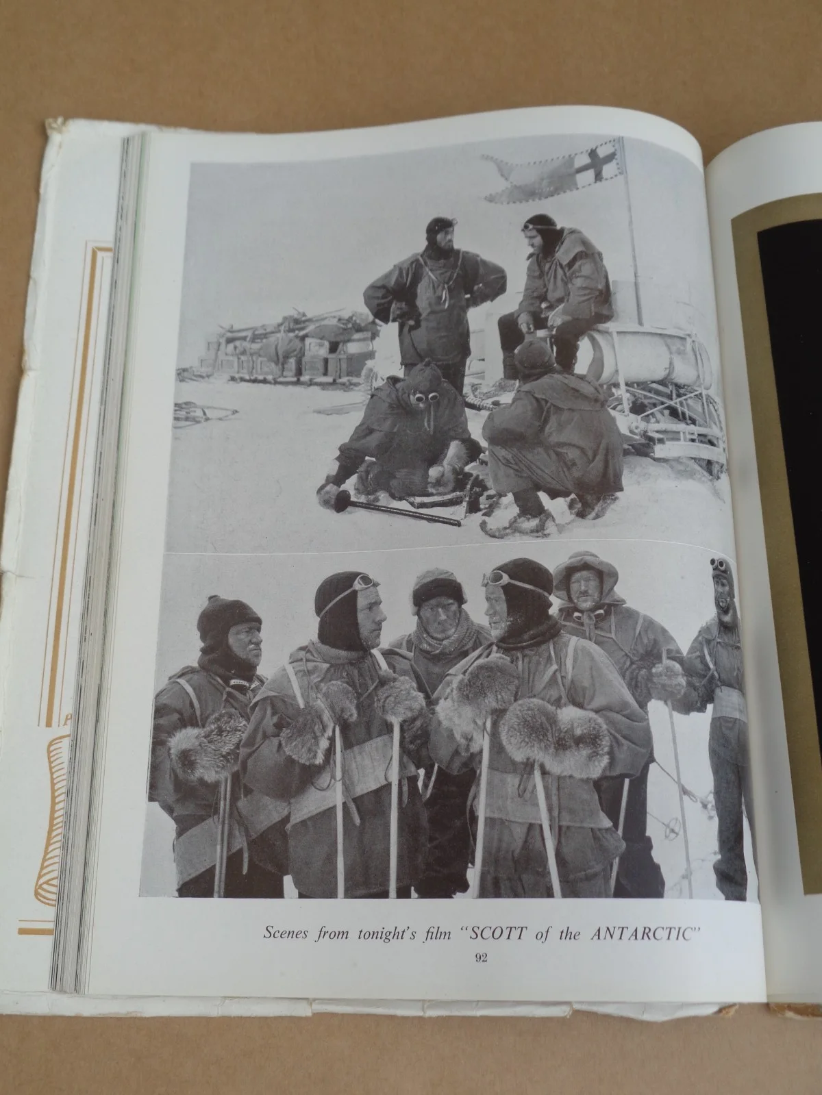 John Mills - Scott Of The Antarctic 1948 Royal Film Performance Brochure/Ticket, изображение 5