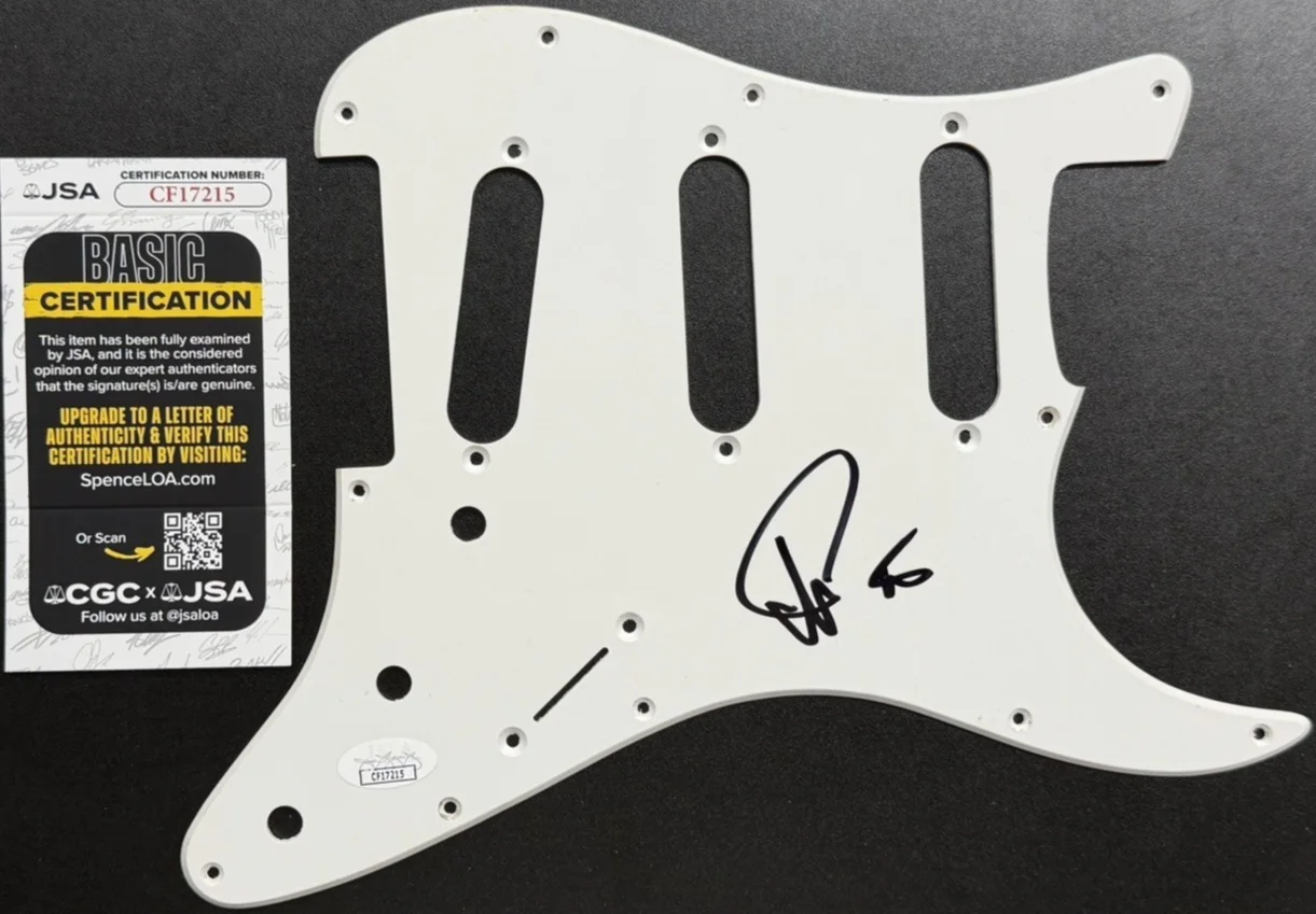 Trey Anastasio Signed Guitar Pickguard Autographed Phish JSA COA CF17215 Rare, image 2