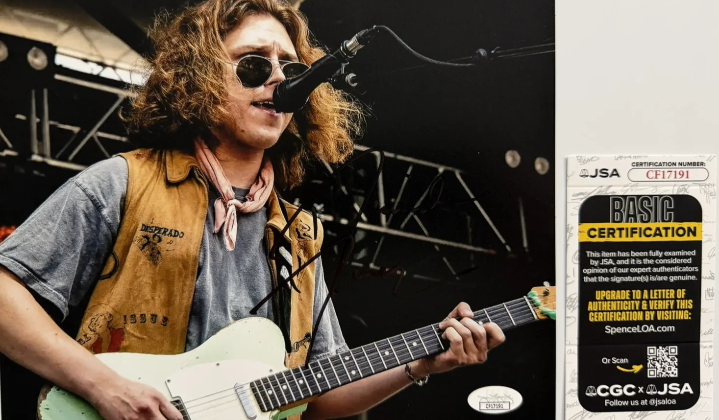 Daniel Donato Signed 8x10 Photo Autographed Cosmic Country JSA COA CF17191, image 3