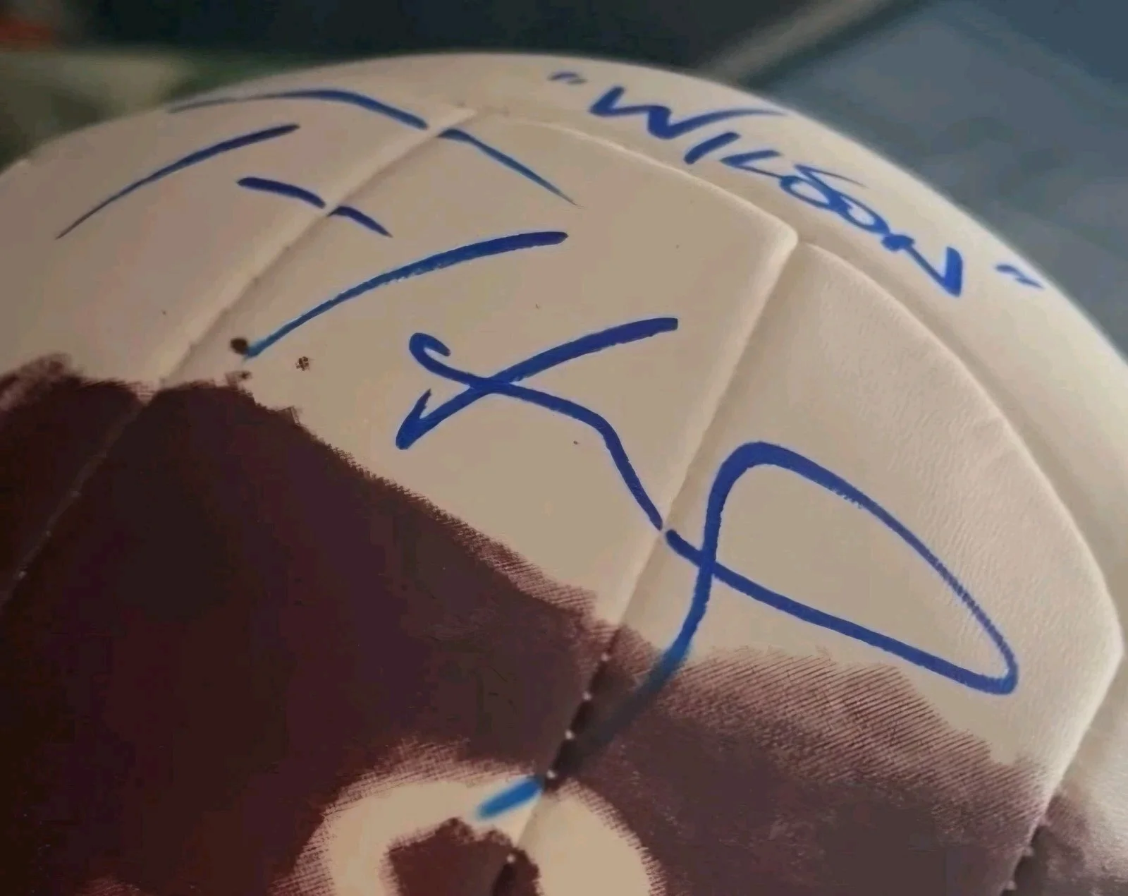 Tom Hanks — Tom Hanks Signed Cast Away Wilson Volleyball Mr WILSON Toronto Premier JSA, изображение 2
