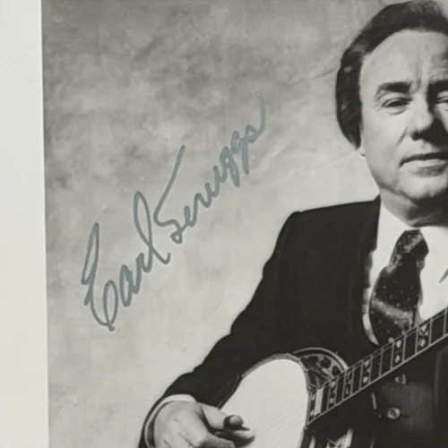 Earl Scruggs Signed 8x10 Photo Autographed Banjo Bluegrass Legend JSA COA, image 3