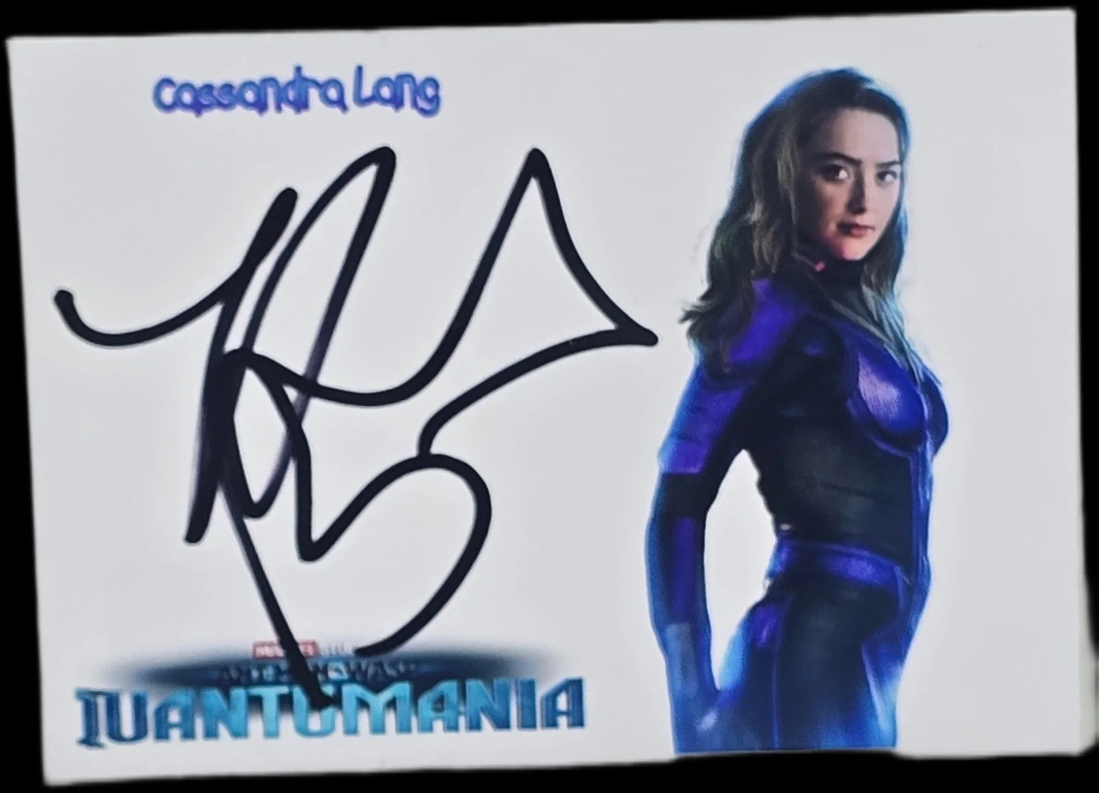 kathryn newton — Kathryn Newton Signed Ant Man & Wasp Quantumania Custom Trading Card SWAU