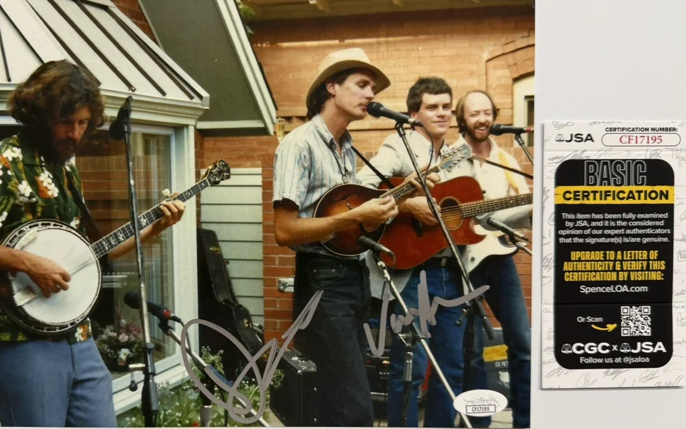 Drew Emmitt & Vince Herman Signed 8x10 Photo Autographed Leftover Salmon JSA COA, изображение 3