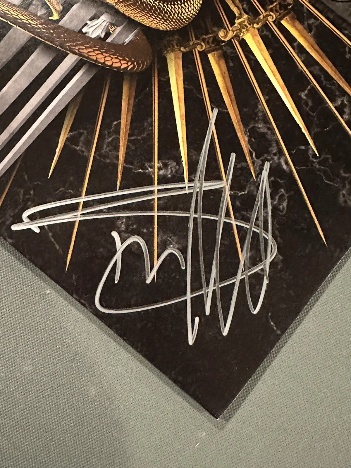 Alter Bridge Signed Pawns & Kings Yellow Colored Vinyl Record Myles +3 JSA COA, изображение 3