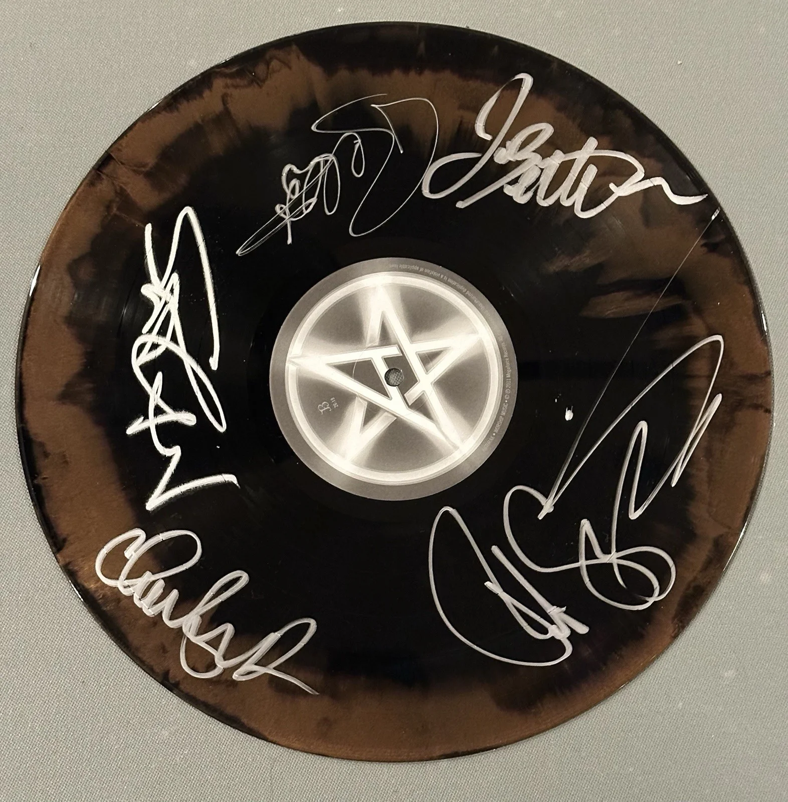 Anthrax Worship Music Vinyl SIGNED BY ALL 5 WHO PLAYED ON THE RECORD JSA COA, изображение 2