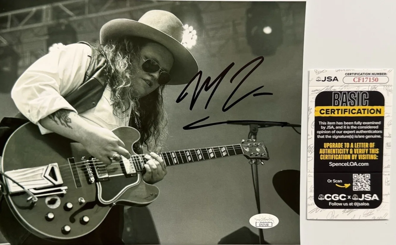 MARCUS KING HAND SIGNED 8x10 PHOTO AUTOGRAPHED GUITARIST SINGER LEGEND COA, изображение 4