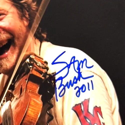 Sam Bush Signed 8x10 Photo Autographed Bluegrass Legend JSA COA CF17175 Mandolin, изображение 2