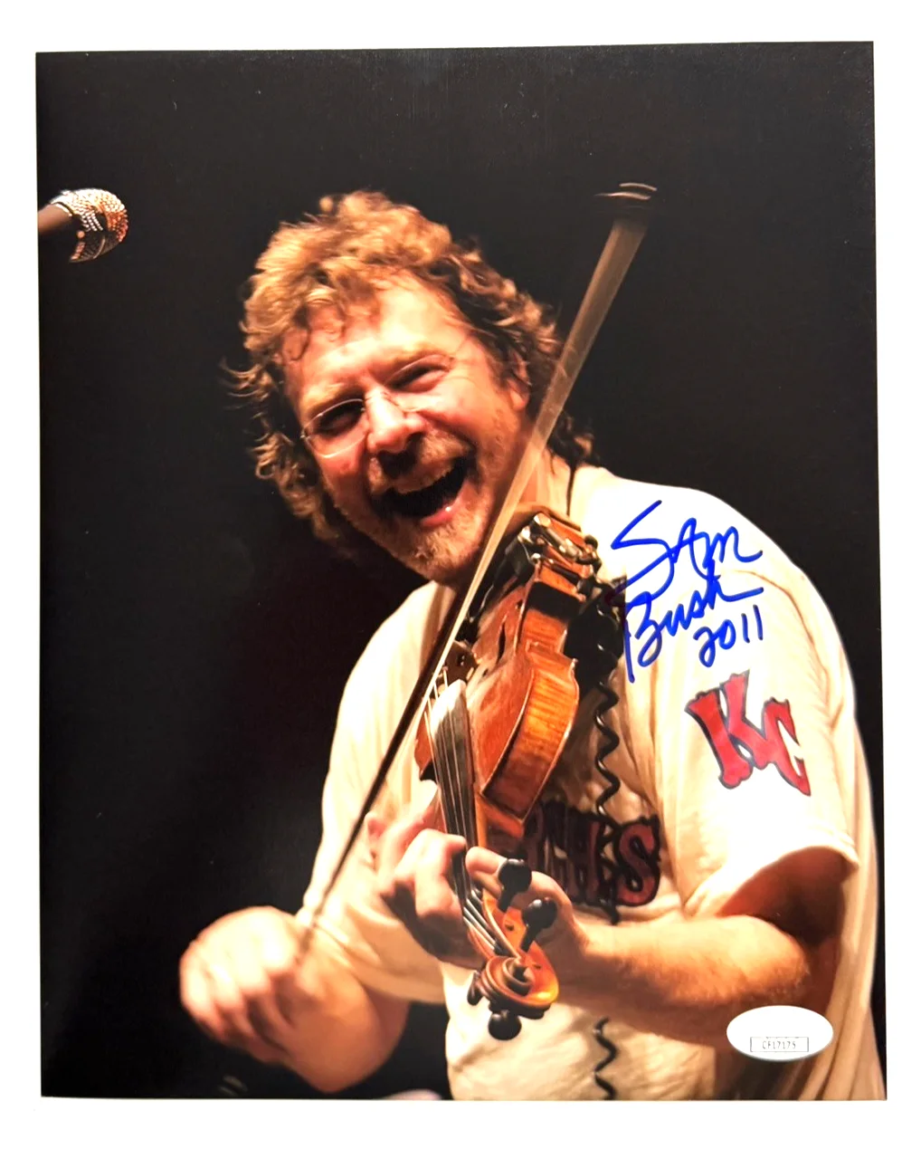 Sam Bush Signed 8x10 Photo Autographed Bluegrass Legend JSA COA CF17175 Mandolin, изображение 3