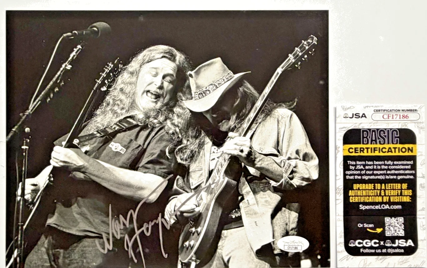 Warren Haynes Signed 8x10 Photo Autographed Allman Brothers Gov’t Mule JSA COA, изображение 4
