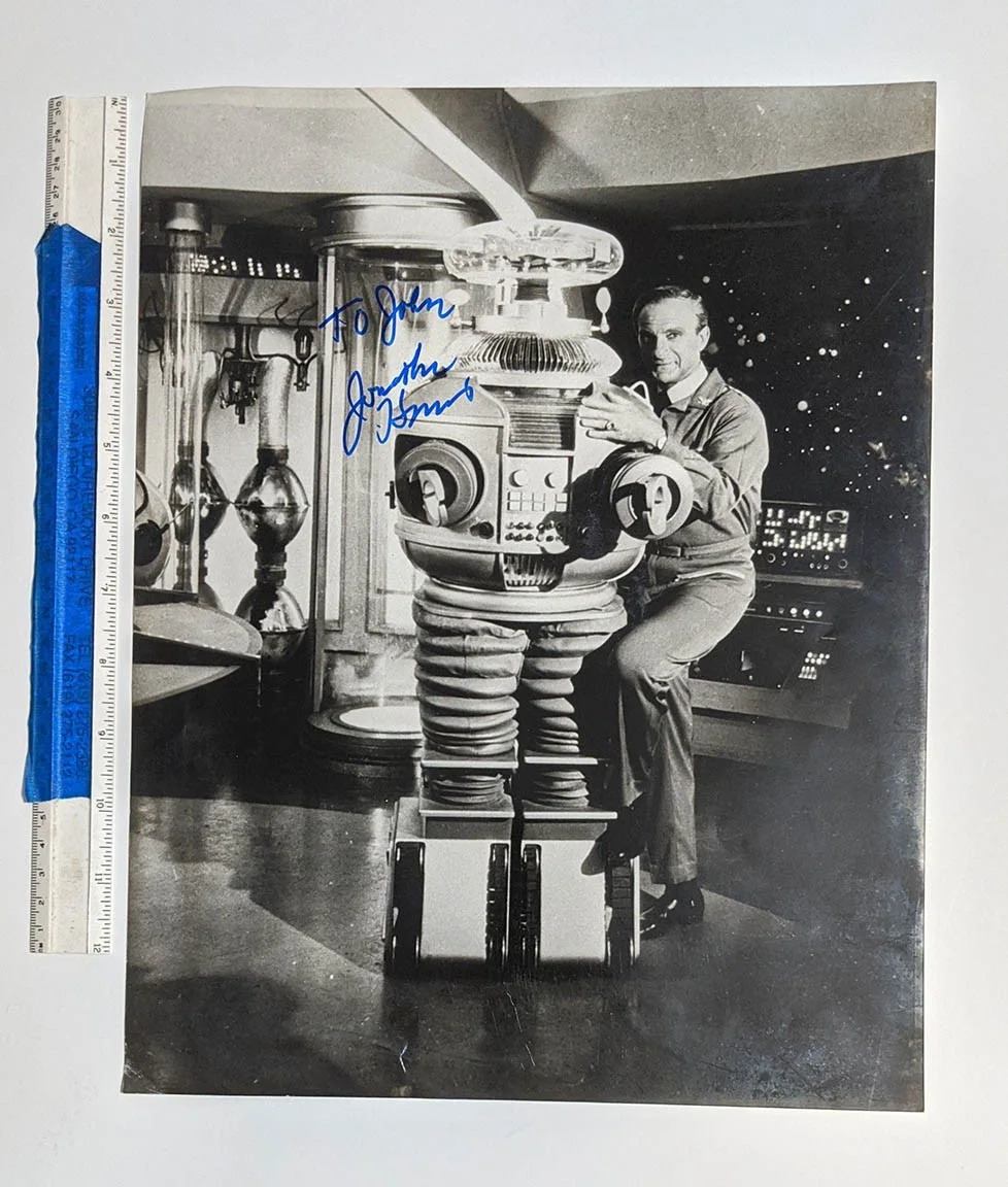 Jonathan Harris — Lost In Space Jonathan Harris Signed Autograph Photo Dr. Zachary Smith Robot