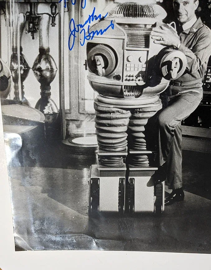 Jonathan Harris — Lost In Space Jonathan Harris Signed Autograph Photo Dr. Zachary Smith Robot, image 5
