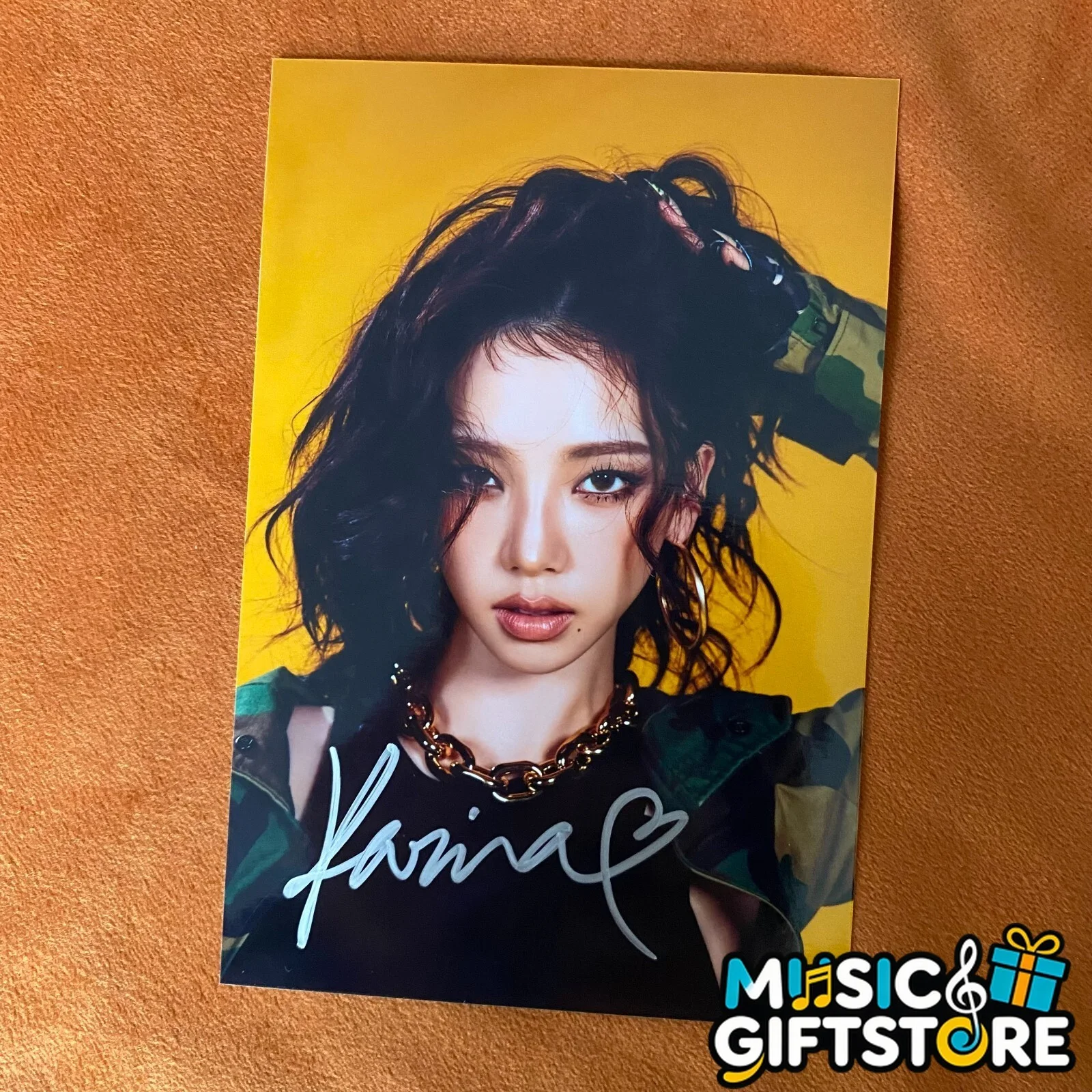 aespa KARINA Autographed Signed Photo Whiplash K-POP Collection 4*6 2024 #MUGS, image 5