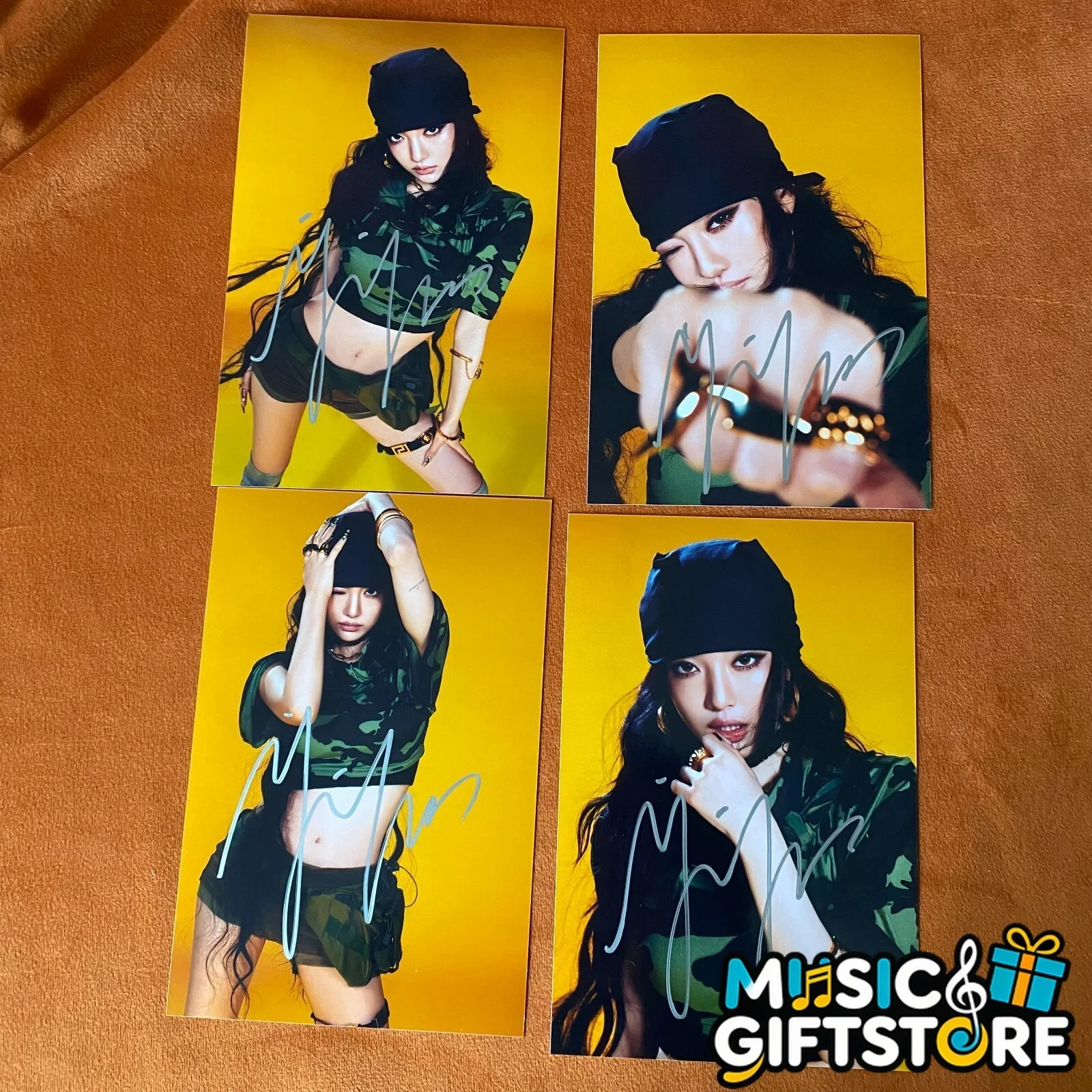 aespa NINGNING Autographed Signed Photo Whiplash K-POP Collection 4*6 2024 #MUGS, image 2