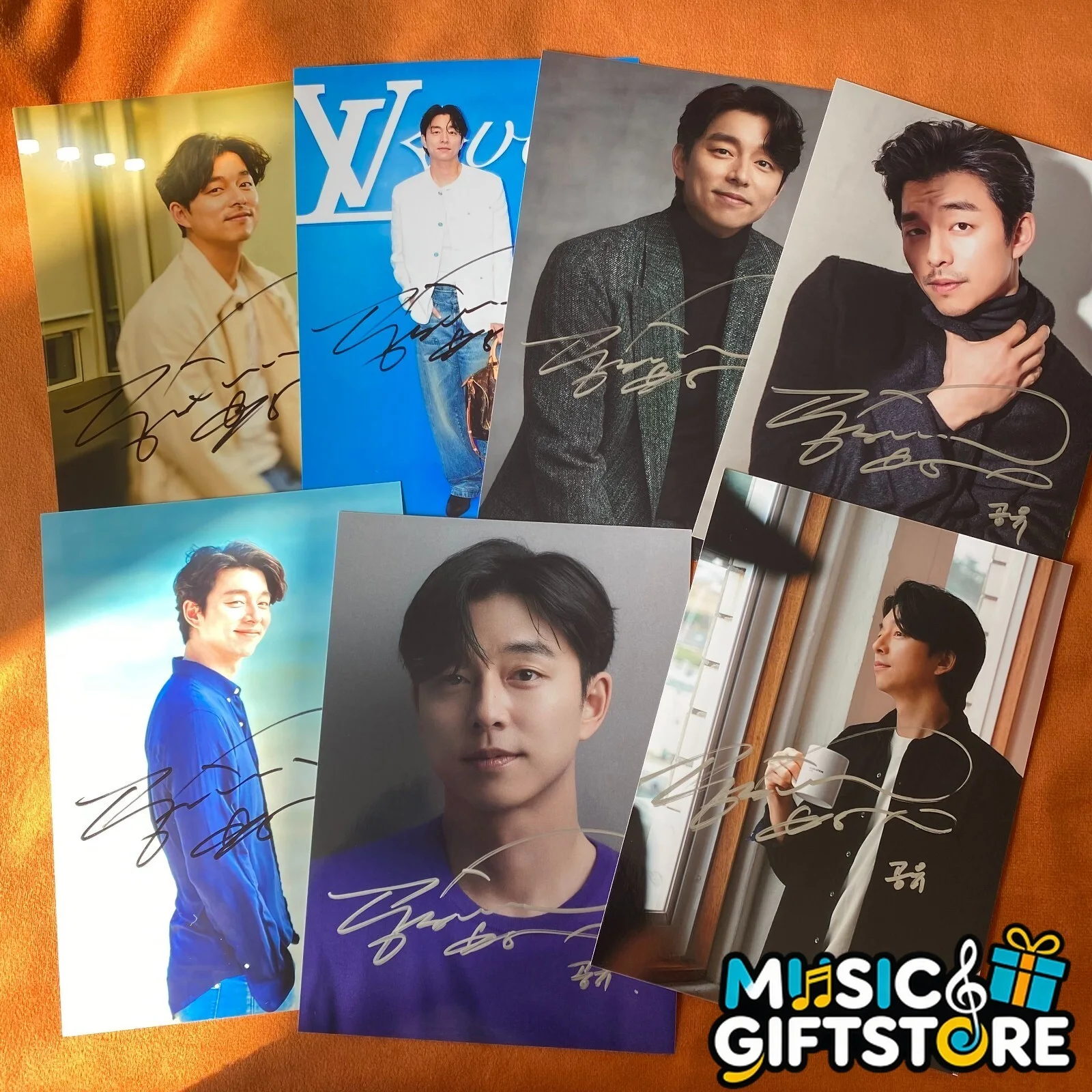 Gong Yoo Autographed Signed Photo 4*6 K-POP Collection GIFTS rare 2024 #MUGS, изображение 2