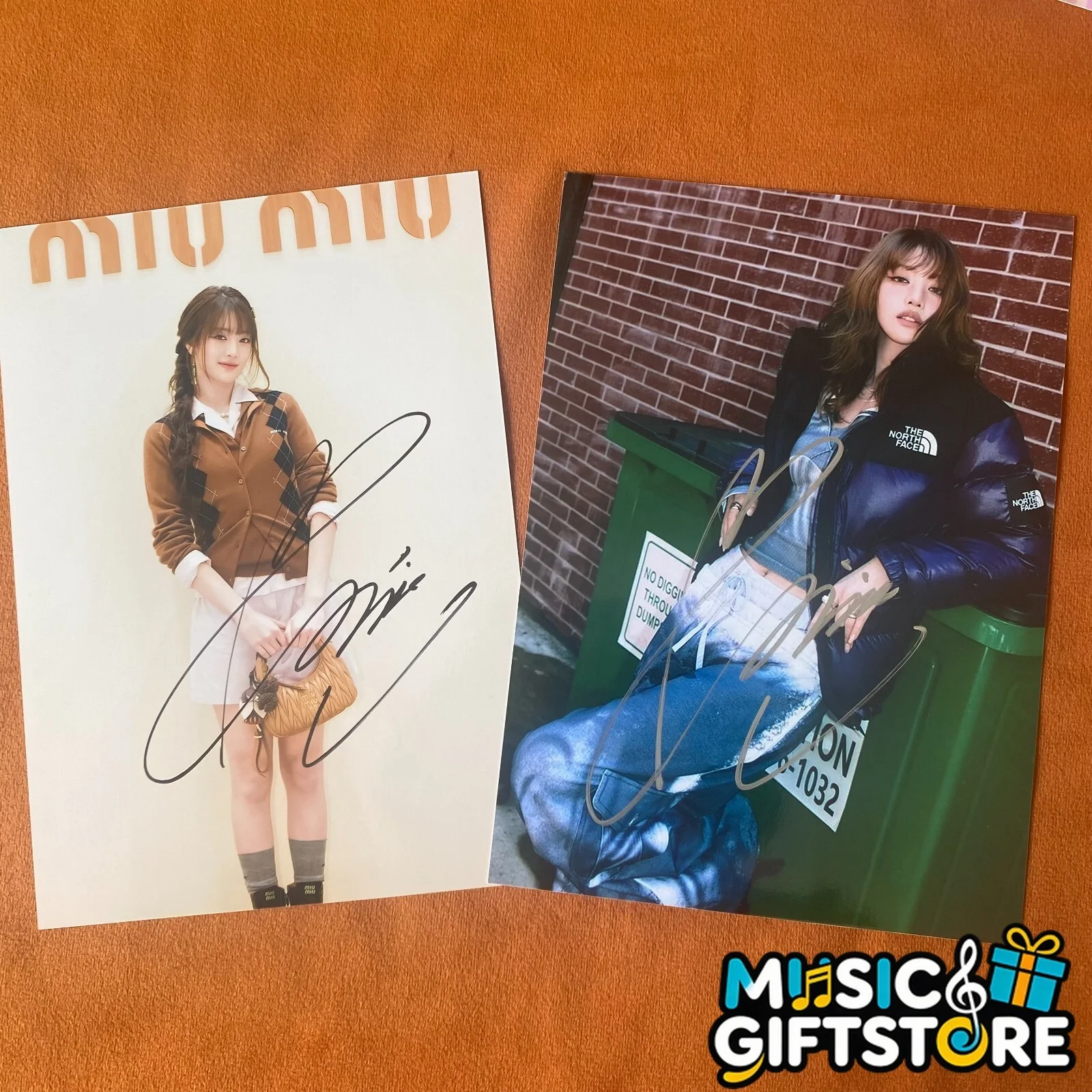 GIDLE MINNIE Autographed Signed Photo Autographs K-POP Collectibles 2024A #MUGS, изображение 2