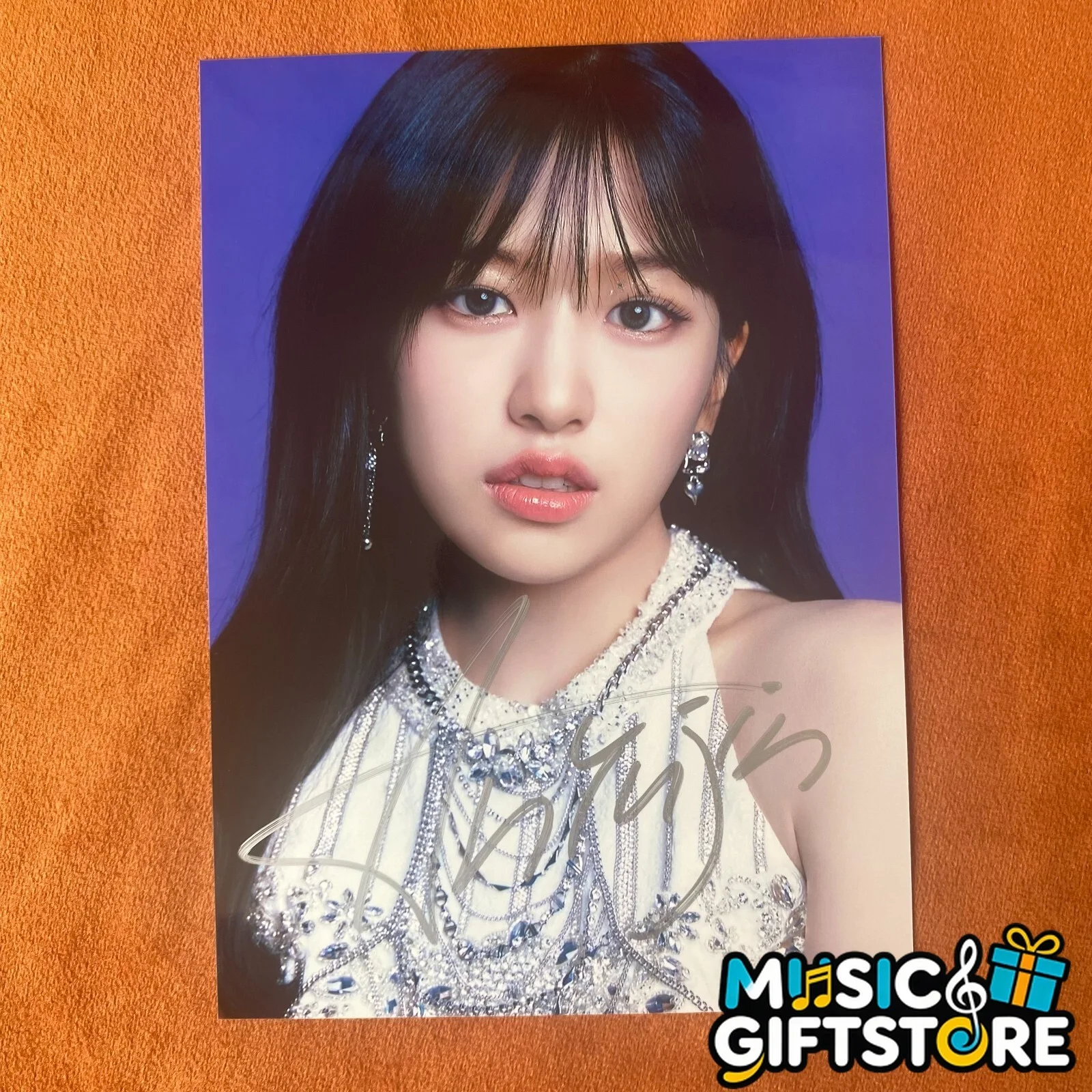 IVE An YuJin Autographed Signed Photo Autographs K-POP Collectibles 2024B #MUGS, изображение 4