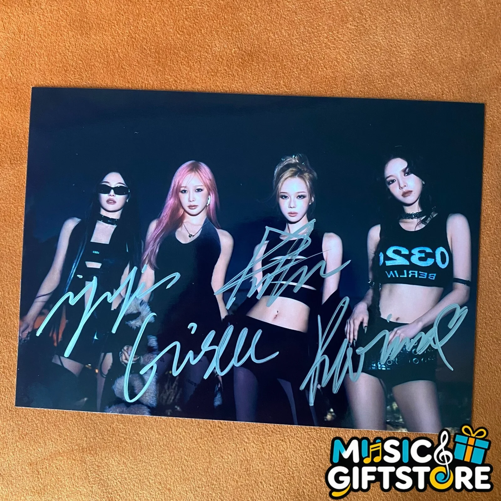 AESPA aespa Group Photo K-POP Collection K-POP 4*6 Autographed Signed 2024 #MUGS, изображение 3