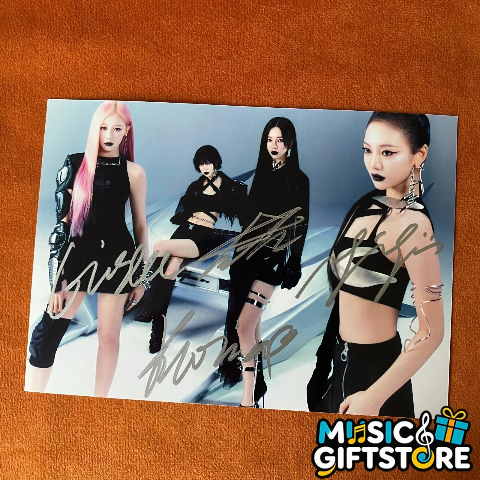 AESPA aespa Group Photo K-POP Collection K-POP 4*6 Autographed Signed 2024 #MUGS, изображение 4