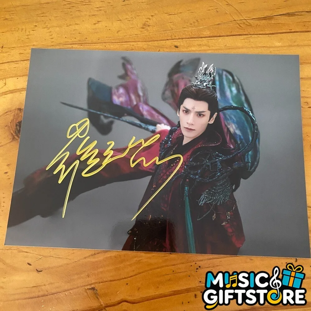LUO YUNXI LEO Autographed Signed Photo 4*6 Collection 2023A #MUGS, изображение 5
