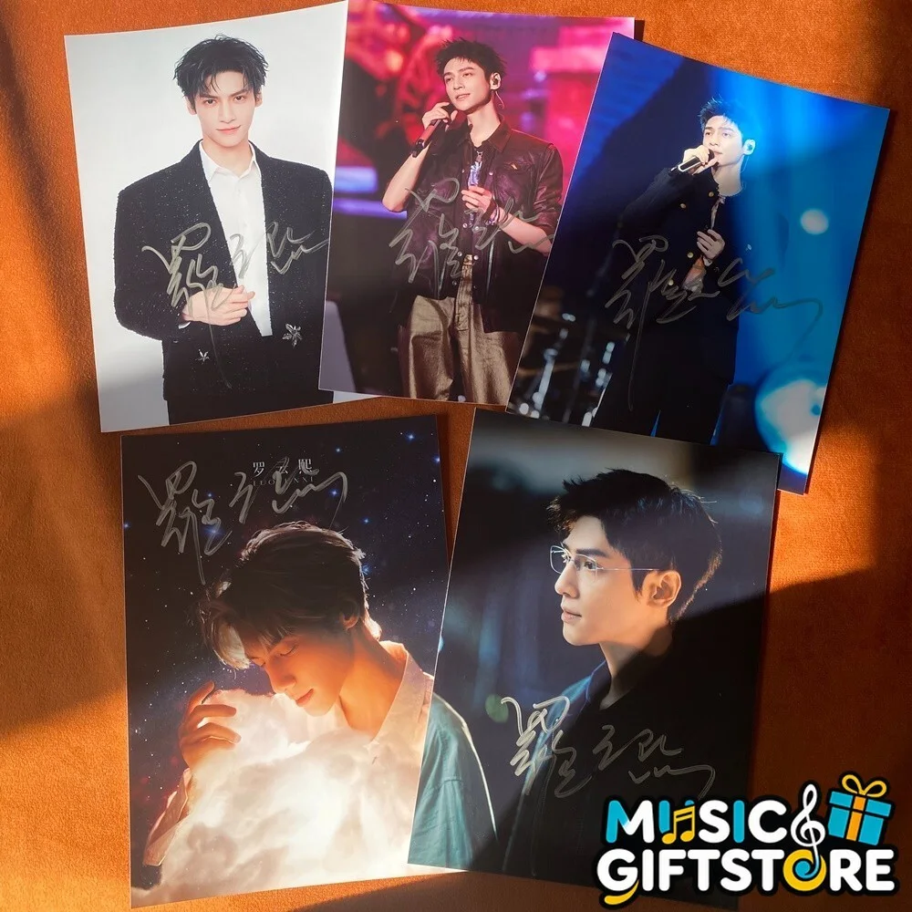 LUO YUNXI LEO Autographed Signed Photo 4*6 Collection 2024B #MUGS, image 2