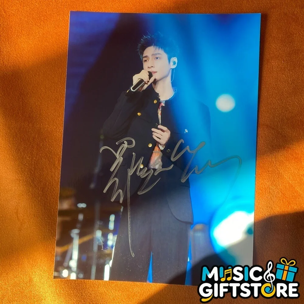 LUO YUNXI LEO Autographed Signed Photo 4*6 Collection 2024B #MUGS, image 4
