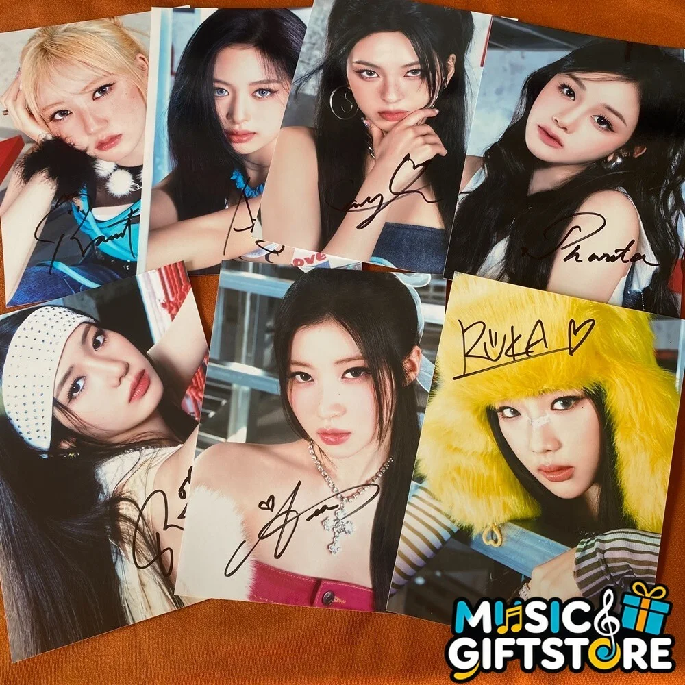BABYMONSTER Group Photo K-POP Collection K-POP 4*6 Autographed Signed 2024A #MUG, изображение 2