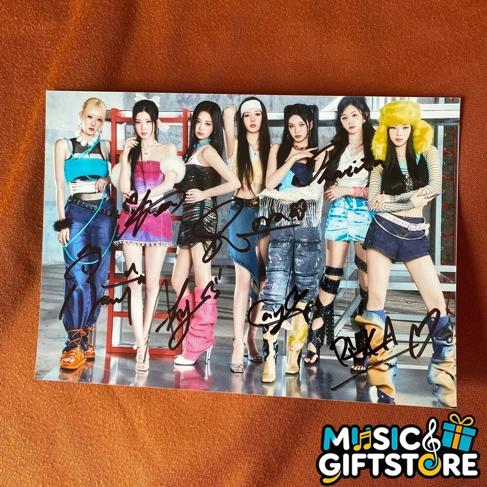 BABYMONSTER Group Photo K-POP Collection K-POP 4*6 Autographed Signed 2024 #MUGS, image 3