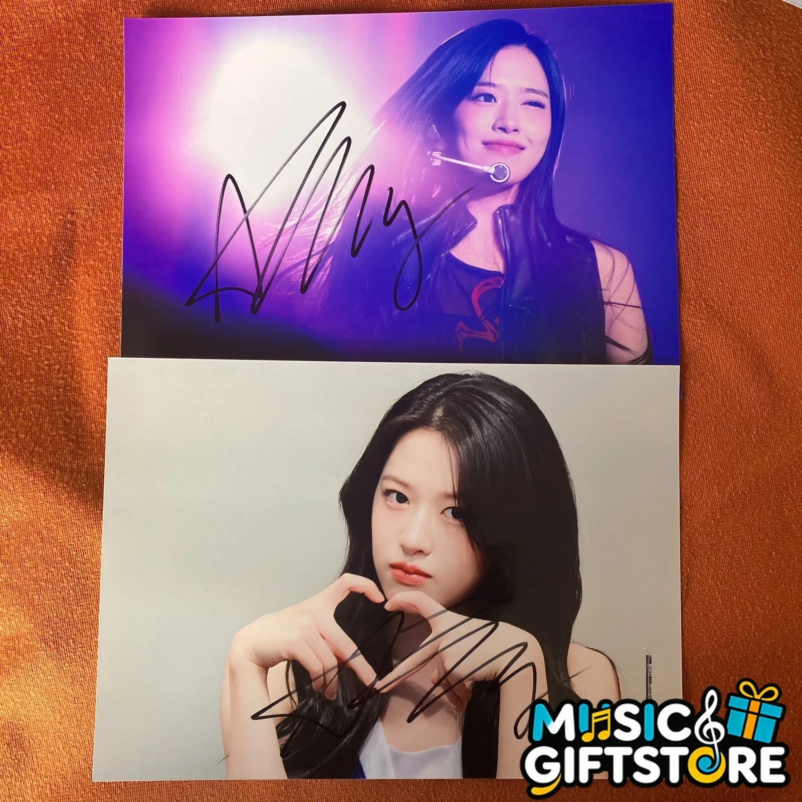 IVE An YuJin Autographed Signed Photo Autographs K-POP Collectibles 2024F #MUGS, image 2