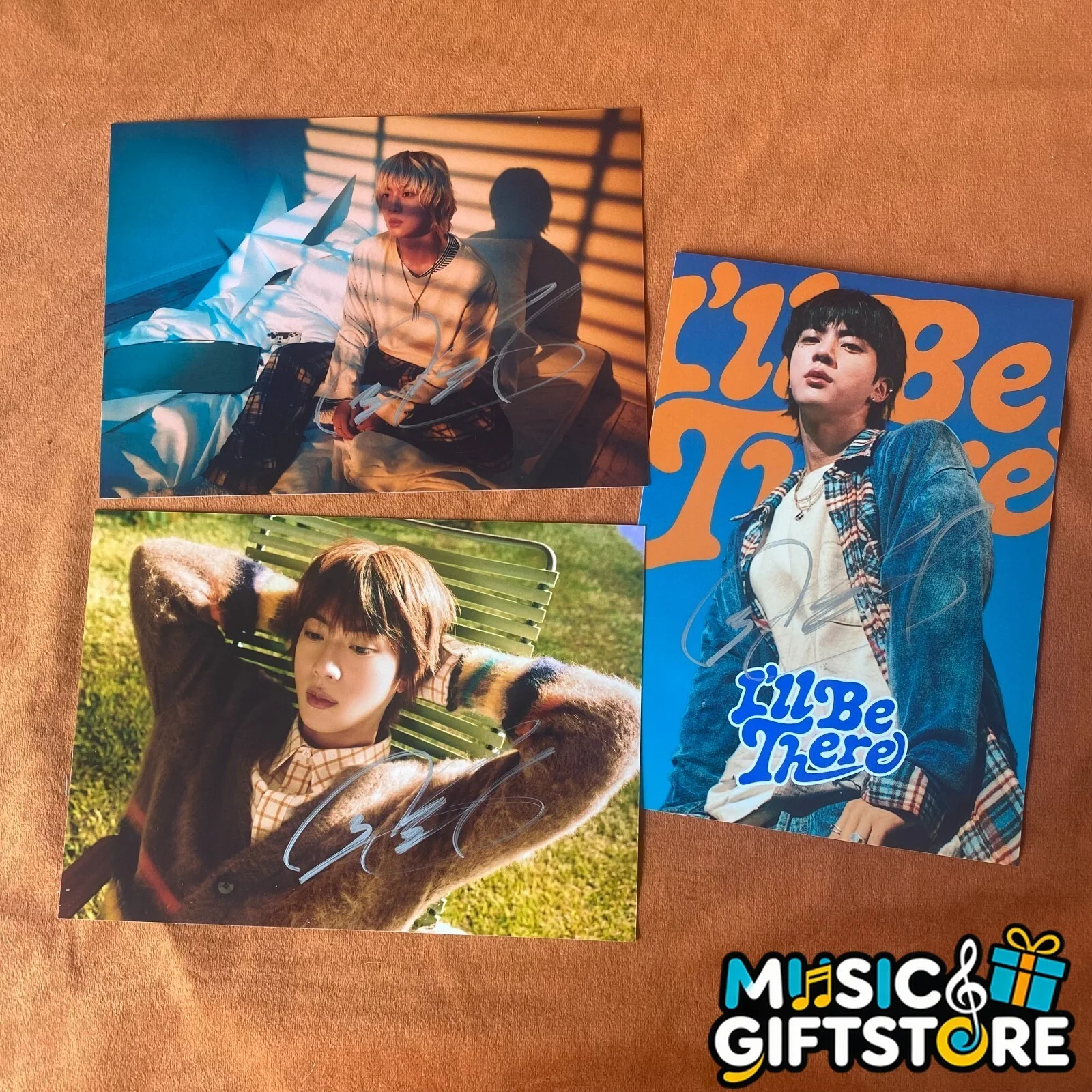 BTS JIN AUTOGRAPHED SIGNED PHOTO K-POP COLLECTION 4*6 2024B #MUGS, изображение 2