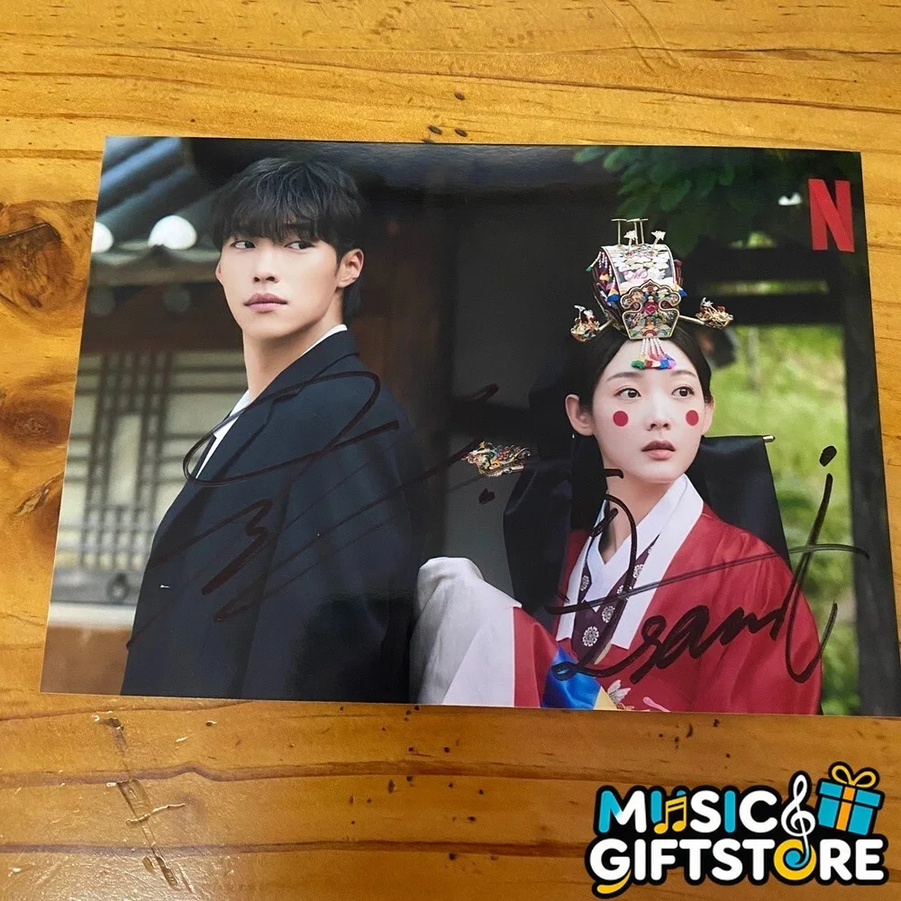 Mr.Plankton Woo Do-hwan Lee Yu Mi Autographed Signed Photo 4*6 K-POP 2024 #MUGS, image 3