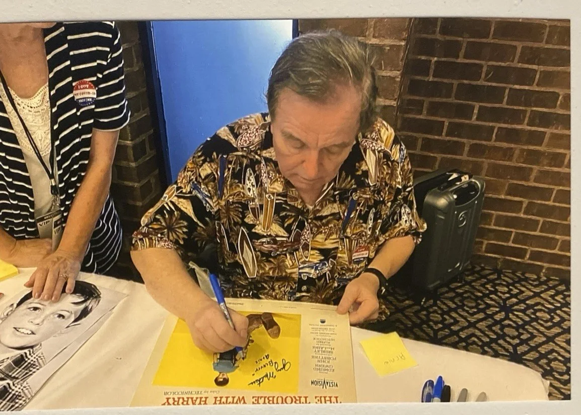 Jerry Mathers — Jerry Mathers Signed Trouble With Harry Original 1955 Lobby Card #7, image 3