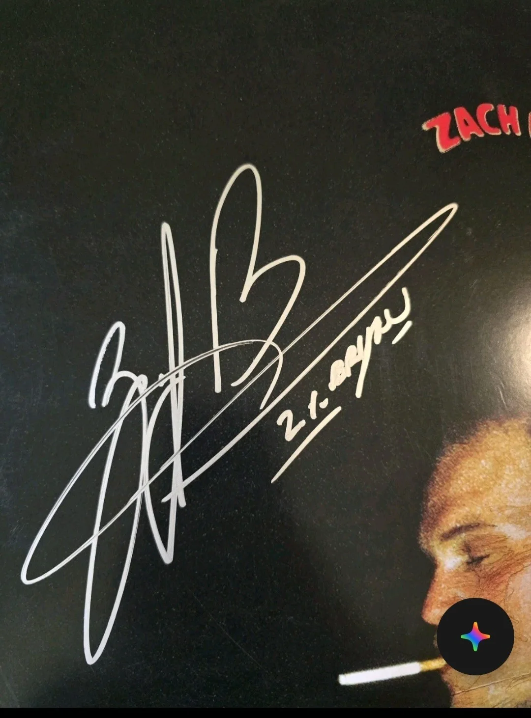 Zach Bryan SELF TITLED Vinyl Album Signed Autographed JSA Full Letter Country, изображение 3