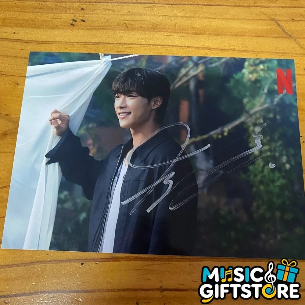 Mr.Plankton Woo Do-hwan Autographed Signed Photo Autographs 4*6 K-POP 2024A #MUG, изображение 4