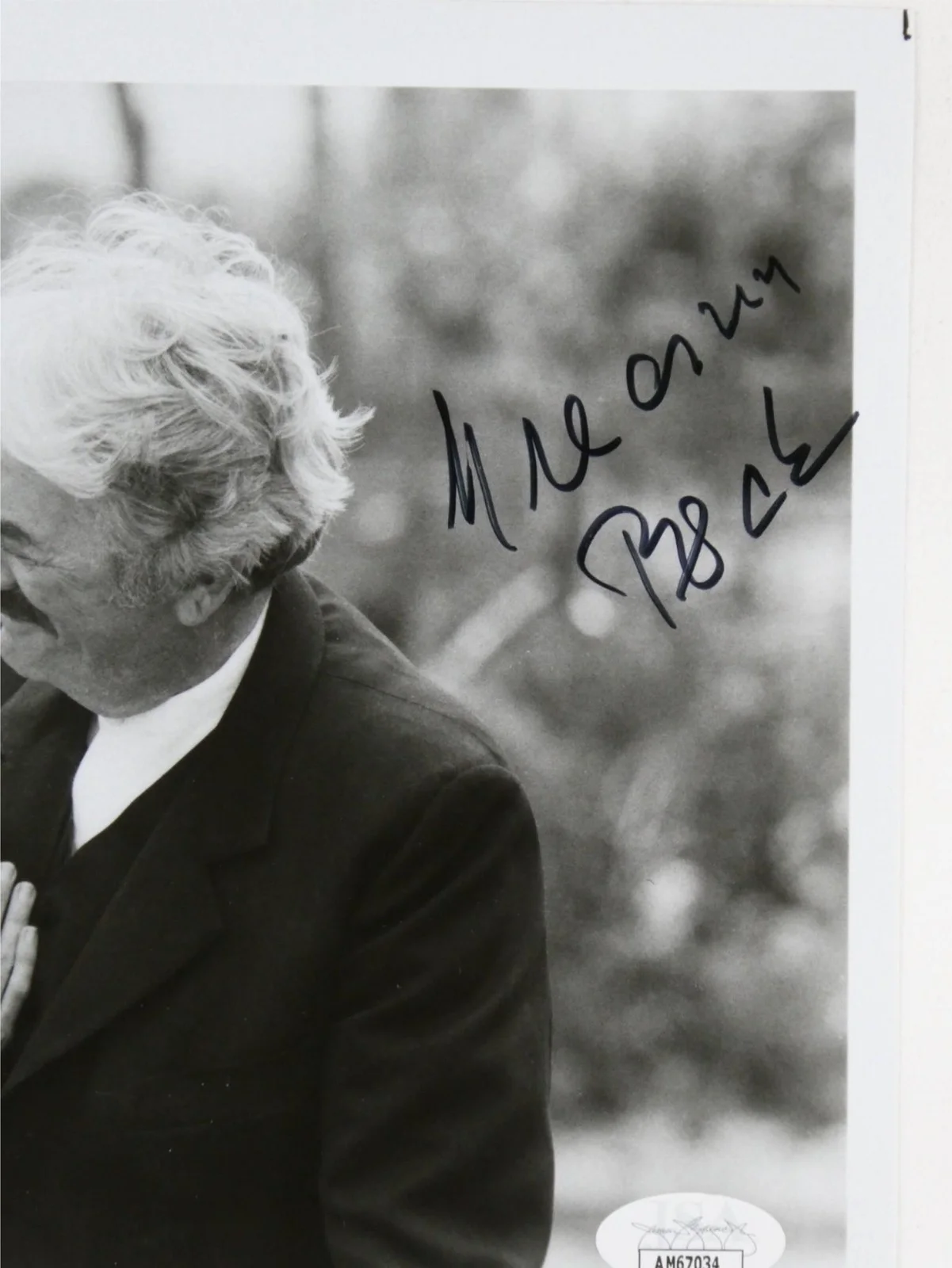 Gregory Peck — Gregory Peck Signed 8x10 B&W Photo Old Gringo Autographed JSA COA, изображение 3