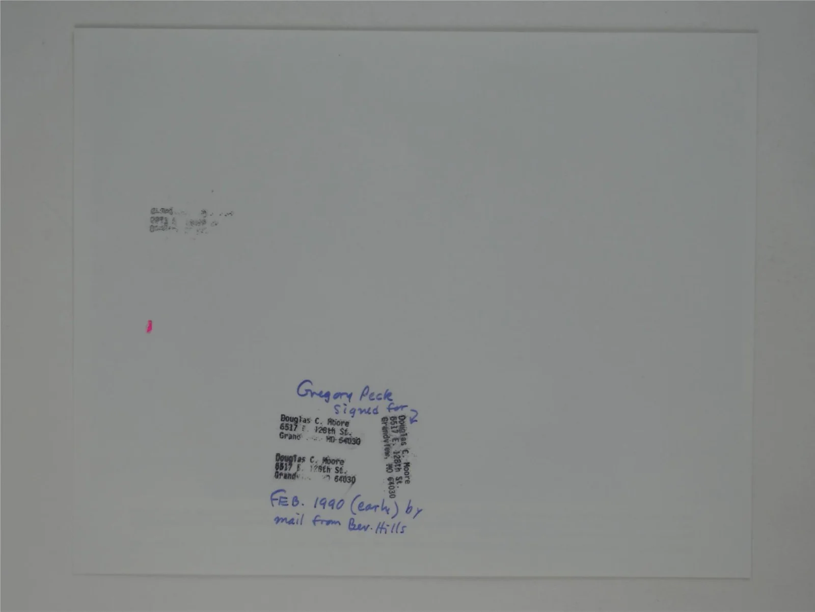 Gregory Peck — Gregory Peck Signed 8x10 B&W Photo Old Gringo Autographed JSA COA, изображение 4