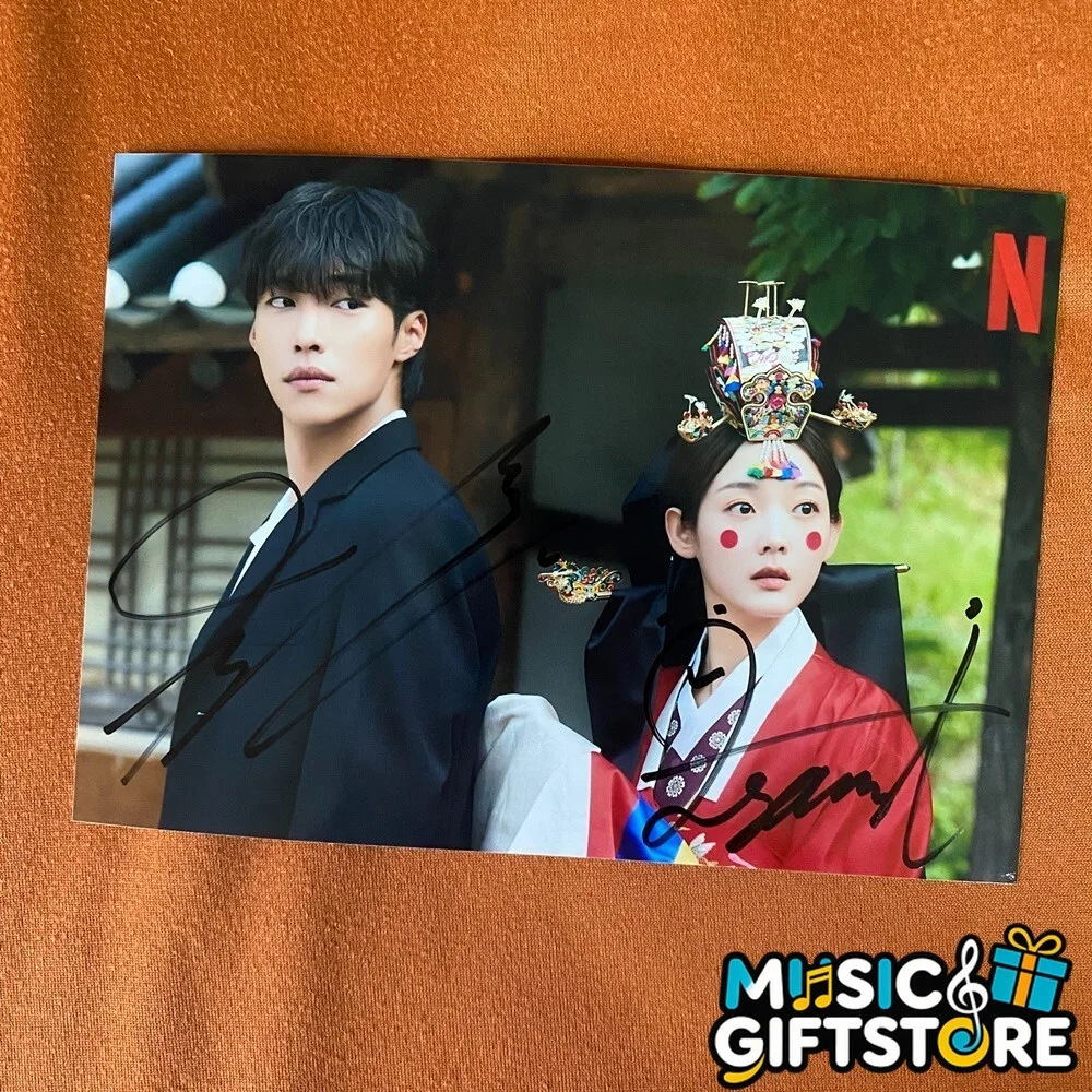 Mr.Plankton Woo Do-hwan Lee Yu Mi Autographed Signed Photo 4*6 K-POP 2024D #MUGS, image 3