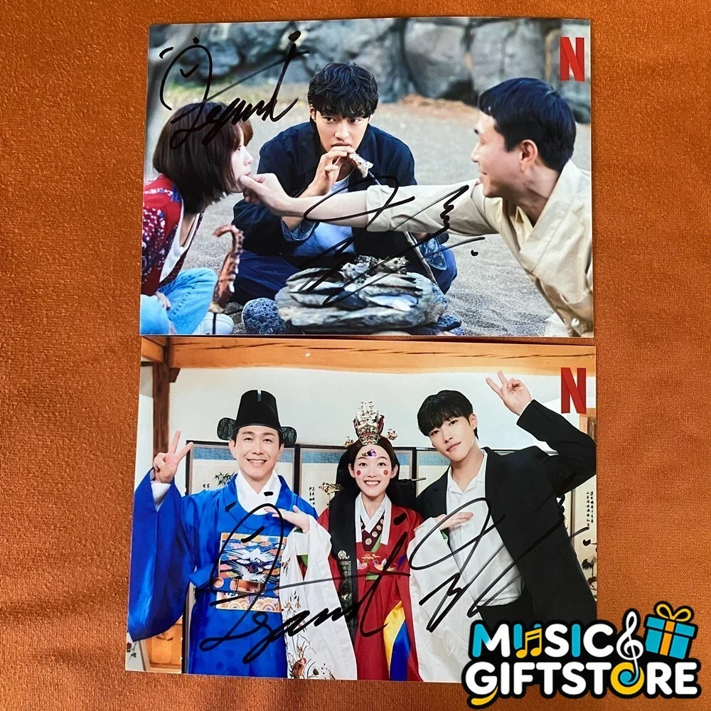 Mr.Plankton Woo Do-hwan Lee Yu Mi Autographed Signed Photo 4*6 K-POP 2024C #MUGS, image 2
